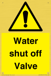 Water shut off Valve